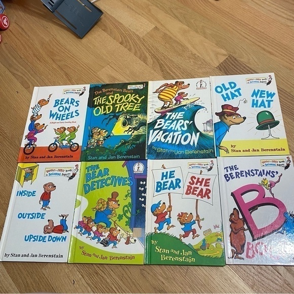 Vintage Beginner Reader Hardcover Book Lot – Berenstain  Berenstain Bear Hardcover Book Bundle Lot Bright & Early Books for Beginning